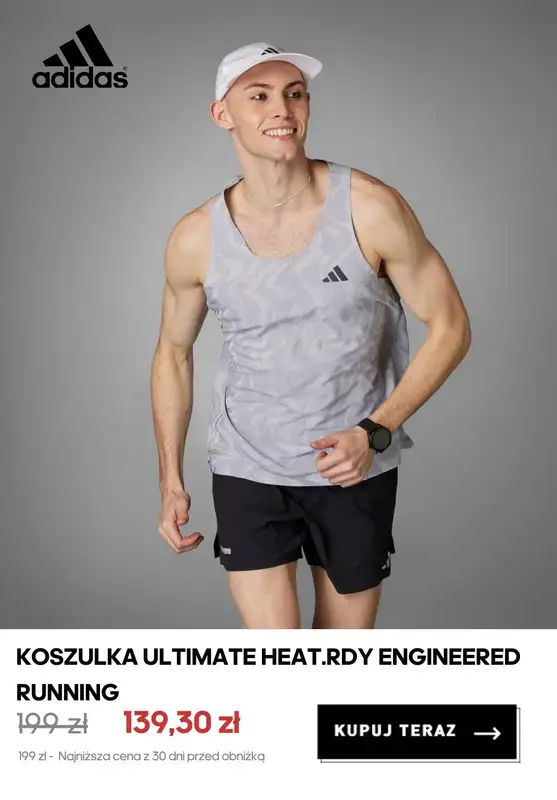 Adidas - gazetka promocyjna Do -50% męska odzież letnia od środy 14.05 do poniedziałku 26.05 - strona 8