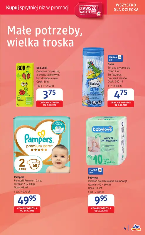 Drogerie DM - gazetka promocyjna Kraków, już otwarta nowa drogeria przy ul. Tadeusza Romanowicza 6 A/U od wtorku 13.05 do soboty 17.05 - strona 4