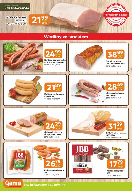 Gama - gazetka promocyjna Gazetka od czwartku 15.05 do wtorku 27.05 - strona 14