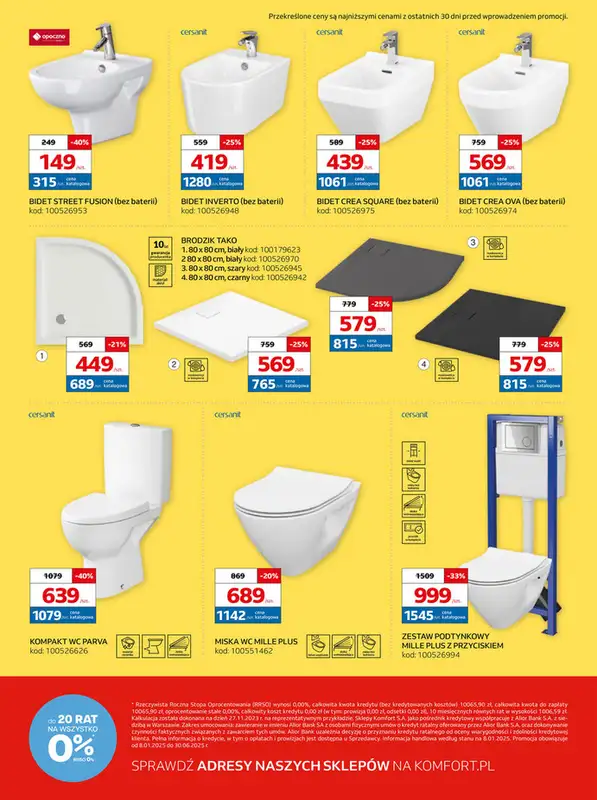 Komfort - gazetka promocyjna Gazetka Łazienka od środy 14.05 do czwartku 03.07 - strona 8