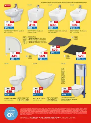 Komfort - gazetka promocyjna Gazetka Łazienka od środy 14.05 do czwartku 03.07 - strona 8 Komfort - gazetka promocyjna Gazetka Łazienka od środy 14.05 do czwartku 03.07 - strona 8