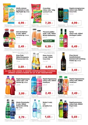 Torimpex Toruńska Sieć Sklepów Spożywczych - gazetka promocyjna Gazetka od poniedziałku 26.05 do soboty 07.06 - strona 7 Torimpex Toruńska Sieć Sklepów Spożywczych - gazetka promocyjna Gazetka od poniedziałku 26.05 do soboty 07.06 - strona 7