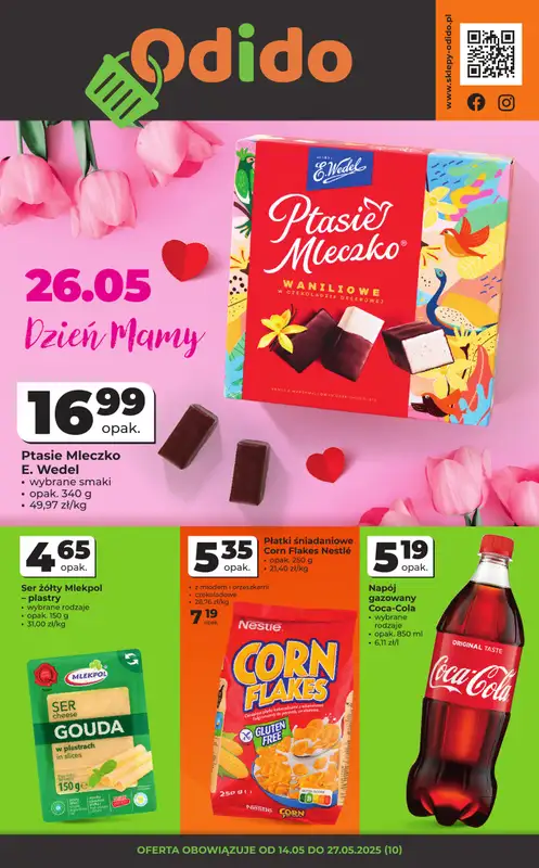 Odido - gazetka promocyjna Gazetka od środy 14.05 do wtorku 27.05