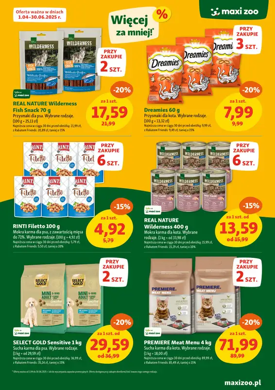 MAXI ZOO - gazetka promocyjna Maxi Zoo - Wszystko dla Twojego pupila od czwartku 15.05 do środy 04.06 - strona 7
