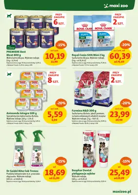 MAXI ZOO - gazetka promocyjna Maxi Zoo - Wszystko dla Twojego pupila od czwartku 15.05 do środy 04.06 - strona 4 MAXI ZOO - gazetka promocyjna Maxi Zoo - Wszystko dla Twojego pupila od czwartku 15.05 do środy 04.06 - strona 4