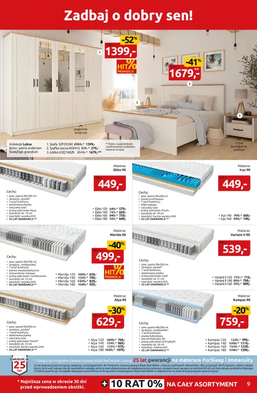 Black Red White - gazetka promocyjna Majowe szaleństwo cen od środy 07.05 do niedzieli 25.05 - strona 9