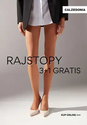 Calzedonia - gazetka promocyjna 3+1 rajstopy i pończochy od piątku 16.05 