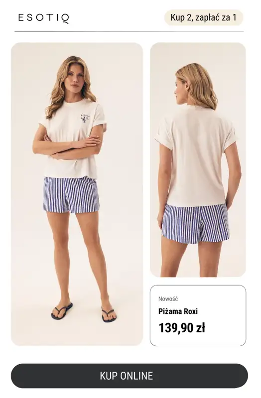 Esotiq - gazetka promocyjna Kup 2 sztuki, zapłać za 1. Dotyczy wybranych modeli od soboty 17.05 do poniedziałku 19.05 - strona 9