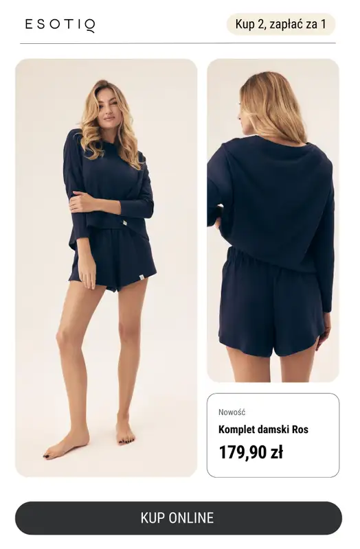Esotiq - gazetka promocyjna Kup 2 sztuki, zapłać za 1. Dotyczy wybranych modeli od soboty 17.05 do poniedziałku 19.05 - strona 3