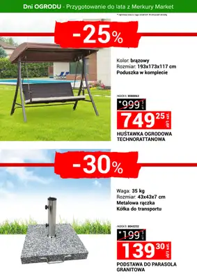 Merkury Market - gazetka promocyjna Gazetka Dni Ogrodu od soboty 17.05 do niedzieli 25.05 - strona 12 Merkury Market - gazetka promocyjna Gazetka Dni Ogrodu od soboty 17.05 do niedzieli 25.05 - strona 12
