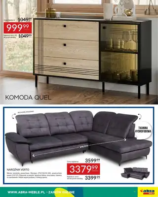 Abra Meble - gazetka promocyjna Oferta meblowa od poniedziałku 19.05 do czwartku 29.05 - strona 11 Abra Meble - gazetka promocyjna Oferta meblowa od poniedziałku 19.05 do czwartku 29.05 - strona 11