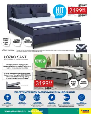 Abra Meble - gazetka promocyjna Oferta meblowa od poniedziałku 19.05 do czwartku 29.05 - strona 27 Abra Meble - gazetka promocyjna Oferta meblowa od poniedziałku 19.05 do czwartku 29.05 - strona 27