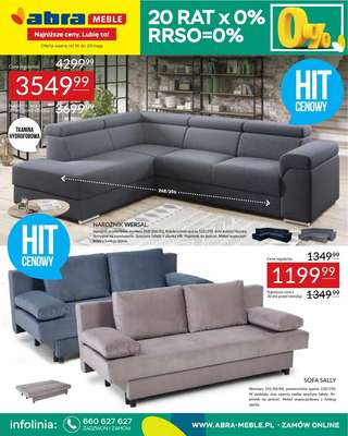 Abra Meble - gazetka promocyjna Oferta meblowa od poniedziałku 19.05 do czwartku 29.05
