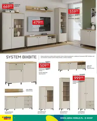 Abra Meble - gazetka promocyjna Oferta meblowa od poniedziałku 19.05 do czwartku 29.05 - strona 6 Abra Meble - gazetka promocyjna Oferta meblowa od poniedziałku 19.05 do czwartku 29.05 - strona 6