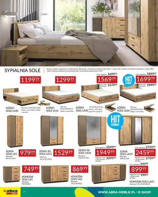 Abra Meble - gazetka promocyjna Oferta meblowa od poniedziałku 19.05 do czwartku 29.05 - strona 24 Abra Meble - gazetka promocyjna Oferta meblowa od poniedziałku 19.05 do czwartku 29.05 - strona 24