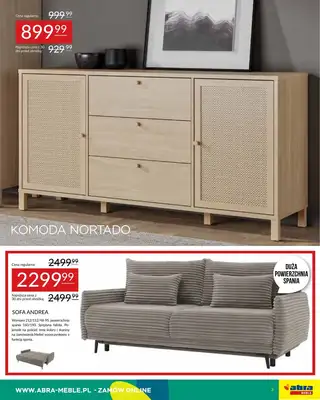 Abra Meble - gazetka promocyjna Oferta meblowa od poniedziałku 19.05 do czwartku 29.05 - strona 3 Abra Meble - gazetka promocyjna Oferta meblowa od poniedziałku 19.05 do czwartku 29.05 - strona 3