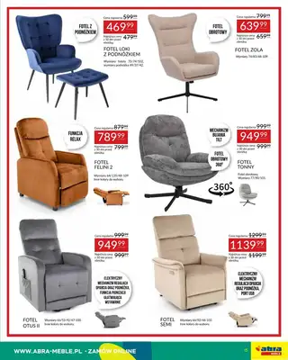 Abra Meble - gazetka promocyjna Oferta meblowa od poniedziałku 19.05 do czwartku 29.05 - strona 15 Abra Meble - gazetka promocyjna Oferta meblowa od poniedziałku 19.05 do czwartku 29.05 - strona 15