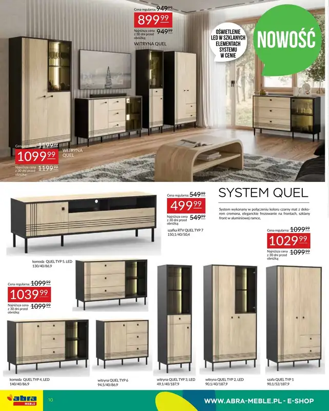 Abra Meble - gazetka promocyjna Oferta meblowa od poniedziałku 19.05 do czwartku 29.05 - strona 10
