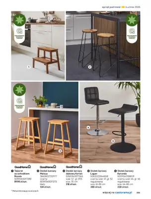 Castorama - gazetka promocyjna Katalog Kuchnie 2025 od poniedziałku 19.05 do wtorku 30.09 - strona 205