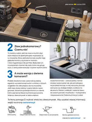 Castorama - gazetka promocyjna Katalog Kuchnie 2025 od poniedziałku 19.05 do wtorku 30.09 - strona 127
