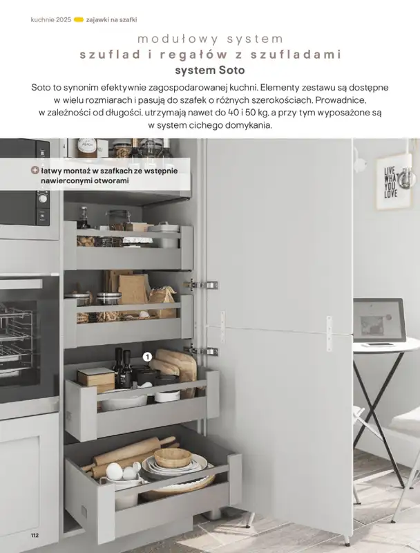Castorama - gazetka promocyjna Katalog Kuchnie 2025 od poniedziałku 19.05 do wtorku 30.09 - strona 112