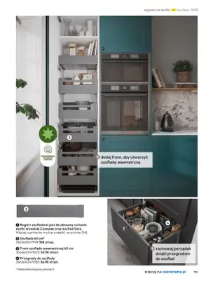 Castorama - gazetka promocyjna Katalog Kuchnie 2025 od poniedziałku 19.05 do wtorku 30.09 - strona 113