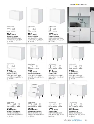 Castorama - gazetka promocyjna Katalog Kuchnie 2025 od poniedziałku 19.05 do wtorku 30.09 - strona 289