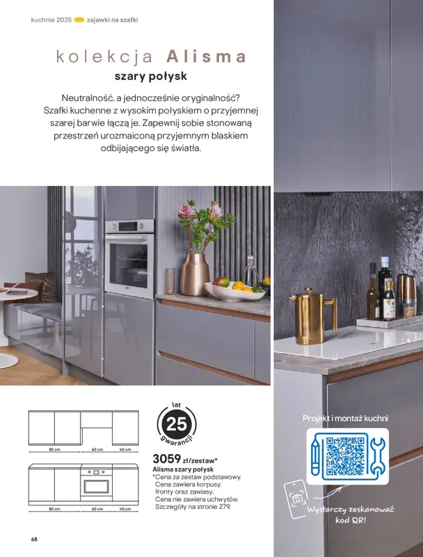 Castorama - gazetka promocyjna Katalog Kuchnie 2025 od poniedziałku 19.05 do wtorku 30.09 - strona 68