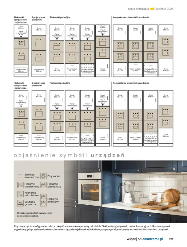 Castorama - gazetka promocyjna Katalog Kuchnie 2025 od poniedziałku 19.05 do wtorku 30.09 - strona 257