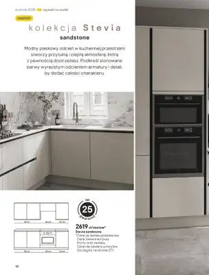 Castorama - gazetka promocyjna Katalog Kuchnie 2025 od poniedziałku 19.05 do wtorku 30.09 - strona 42
