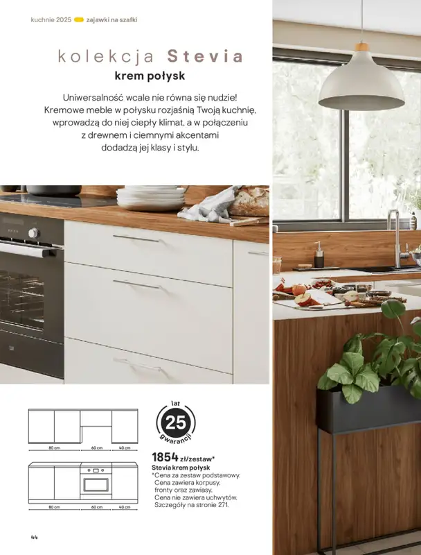 Castorama - gazetka promocyjna Katalog Kuchnie 2025 od poniedziałku 19.05 do wtorku 30.09 - strona 44