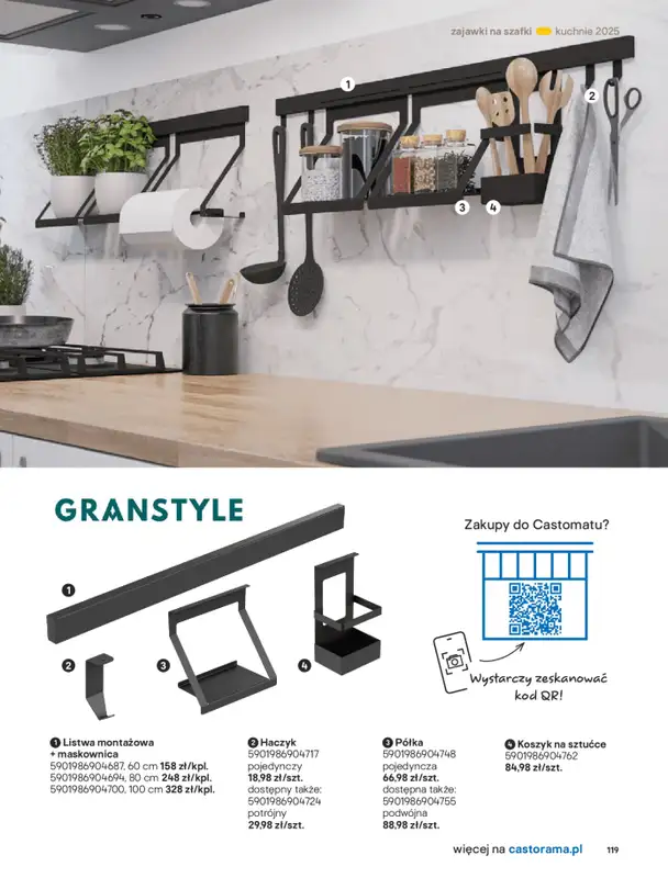Castorama - gazetka promocyjna Katalog Kuchnie 2025 od poniedziałku 19.05 do wtorku 30.09 - strona 119