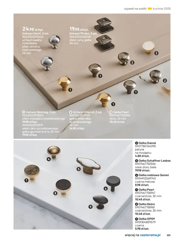 Castorama - gazetka promocyjna Katalog Kuchnie 2025 od poniedziałku 19.05 do wtorku 30.09 - strona 109