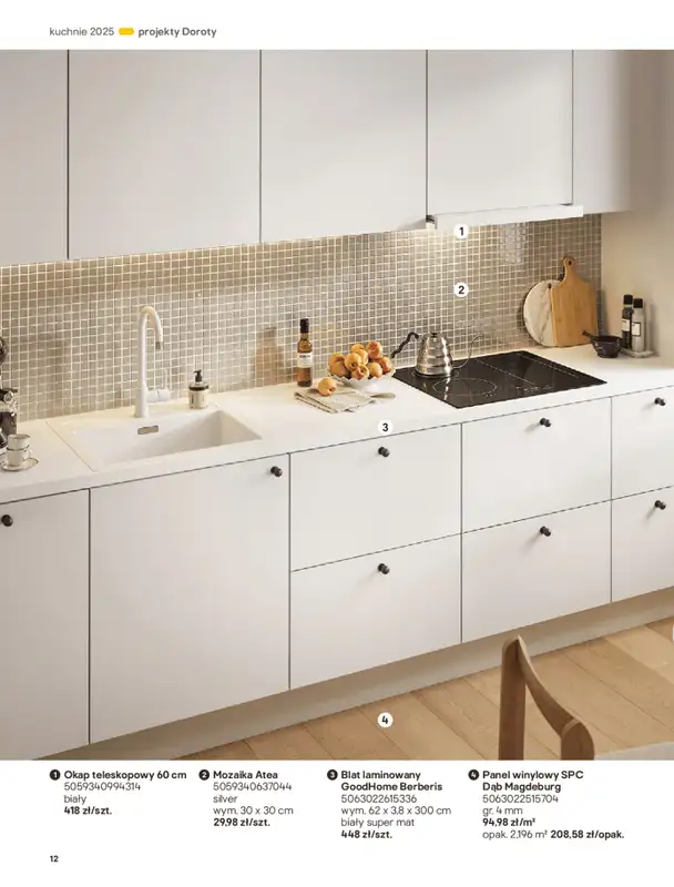 Castorama - gazetka promocyjna Katalog Kuchnie 2025 od poniedziałku 19.05 do wtorku 30.09 - strona 12