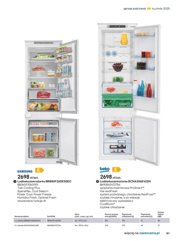 Castorama - gazetka promocyjna Katalog Kuchnie 2025 od poniedziałku 19.05 do wtorku 30.09 - strona 187