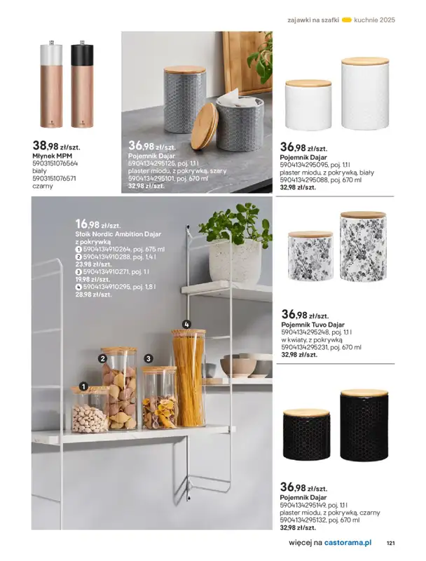 Castorama - gazetka promocyjna Katalog Kuchnie 2025 od poniedziałku 19.05 do wtorku 30.09 - strona 121
