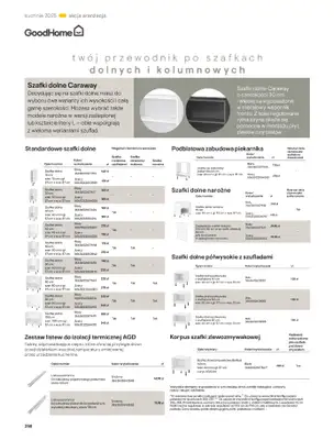 Castorama - gazetka promocyjna Katalog Kuchnie 2025 od poniedziałku 19.05 do wtorku 30.09 - strona 258