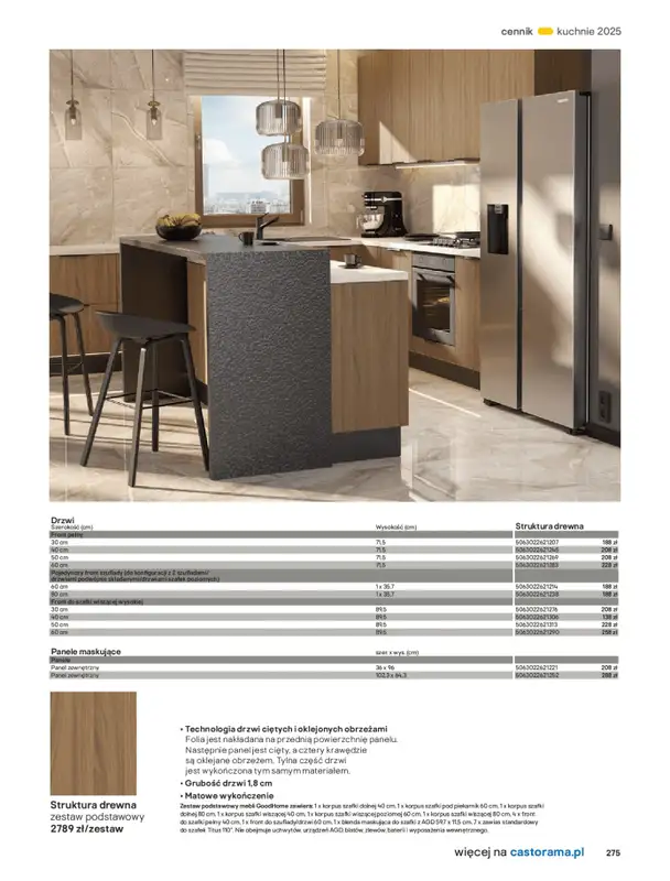 Castorama - gazetka promocyjna Katalog Kuchnie 2025 od poniedziałku 19.05 do wtorku 30.09 - strona 275