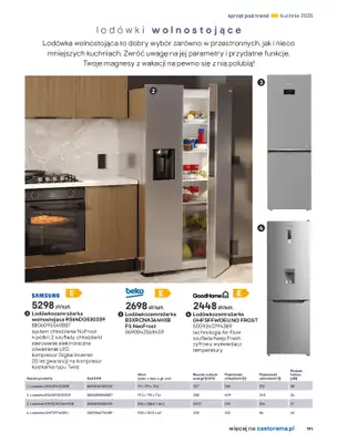 Castorama - gazetka promocyjna Katalog Kuchnie 2025 od poniedziałku 19.05 do wtorku 30.09 - strona 191