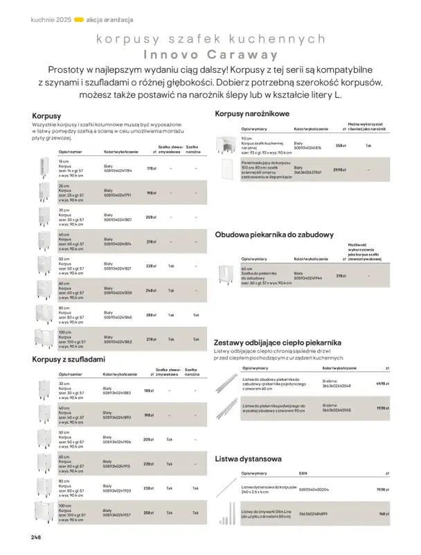 Castorama - gazetka promocyjna Katalog Kuchnie 2025 od poniedziałku 19.05 do wtorku 30.09 - strona 248