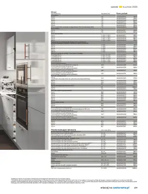Castorama - gazetka promocyjna Katalog Kuchnie 2025 od poniedziałku 19.05 do wtorku 30.09 - strona 279