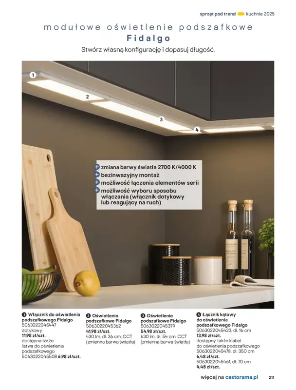 Castorama - gazetka promocyjna Katalog Kuchnie 2025 od poniedziałku 19.05 do wtorku 30.09 - strona 211