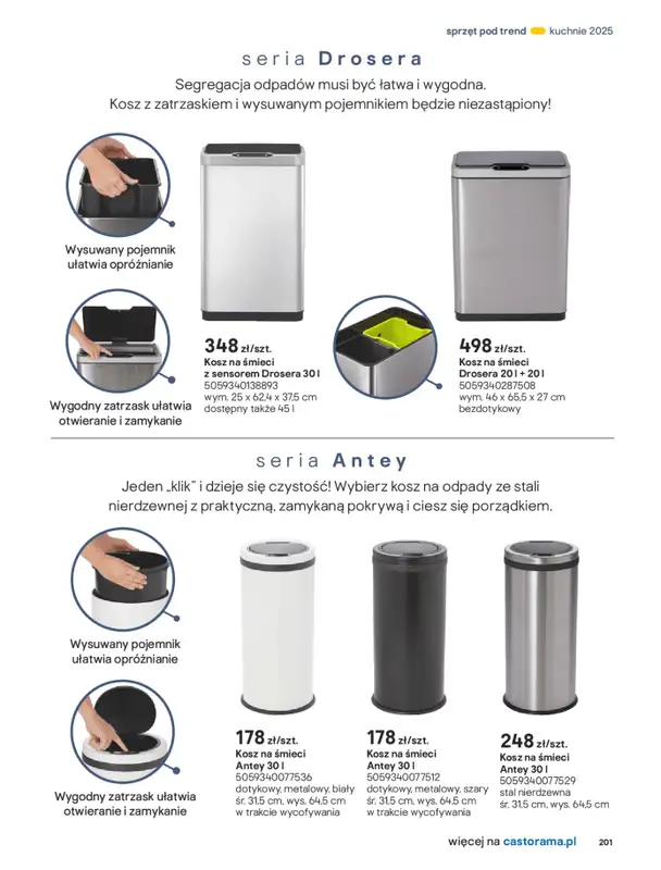 Castorama - gazetka promocyjna Katalog Kuchnie 2025 od poniedziałku 19.05 do wtorku 30.09 - strona 201