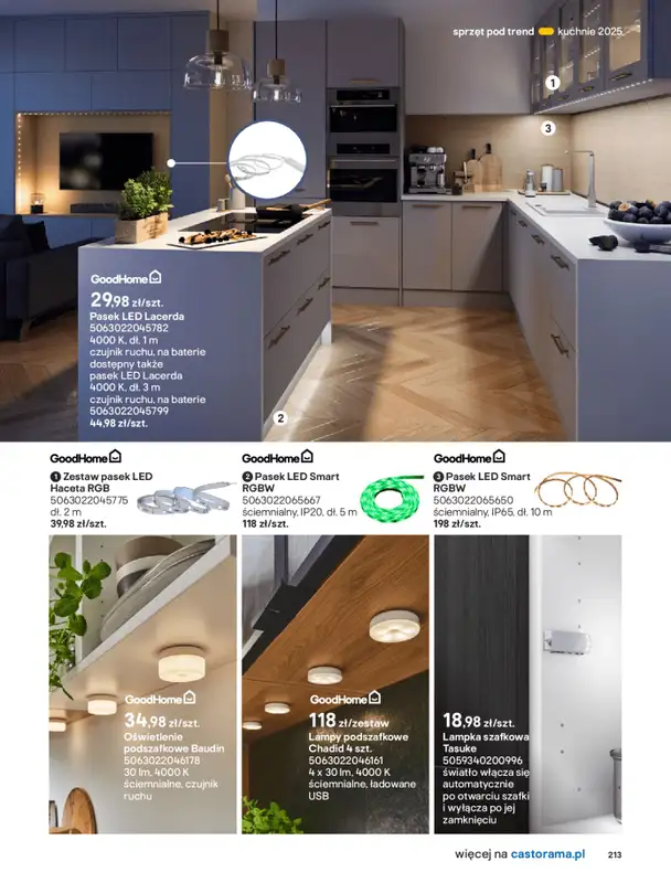 Castorama - gazetka promocyjna Katalog Kuchnie 2025 od poniedziałku 19.05 do wtorku 30.09 - strona 213