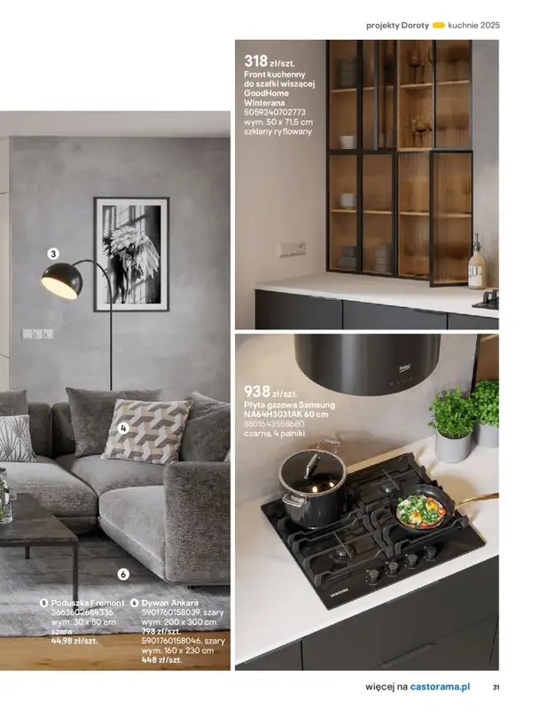 Castorama - gazetka promocyjna Katalog Kuchnie 2025 od poniedziałku 19.05 do wtorku 30.09 - strona 31