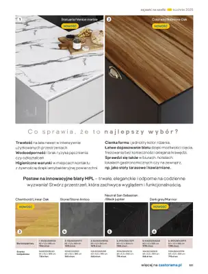 Castorama - gazetka promocyjna Katalog Kuchnie 2025 od poniedziałku 19.05 do wtorku 30.09 - strona 101