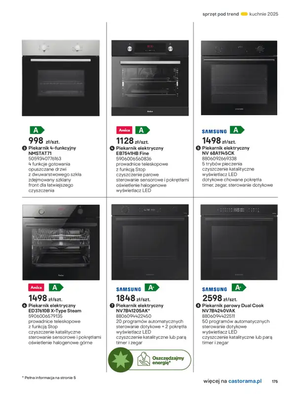 Castorama - gazetka promocyjna Katalog Kuchnie 2025 od poniedziałku 19.05 do wtorku 30.09 - strona 175