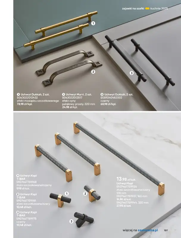 Castorama - gazetka promocyjna Katalog Kuchnie 2025 od poniedziałku 19.05 do wtorku 30.09 - strona 107