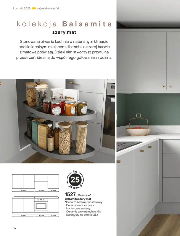 Castorama - gazetka promocyjna Katalog Kuchnie 2025 od poniedziałku 19.05 do wtorku 30.09 - strona 74