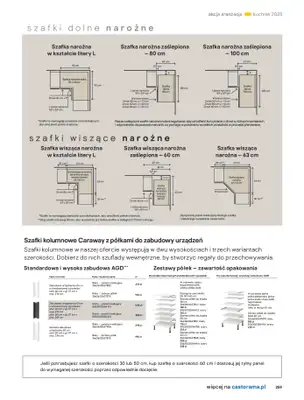 Castorama - gazetka promocyjna Katalog Kuchnie 2025 od poniedziałku 19.05 do wtorku 30.09 - strona 259